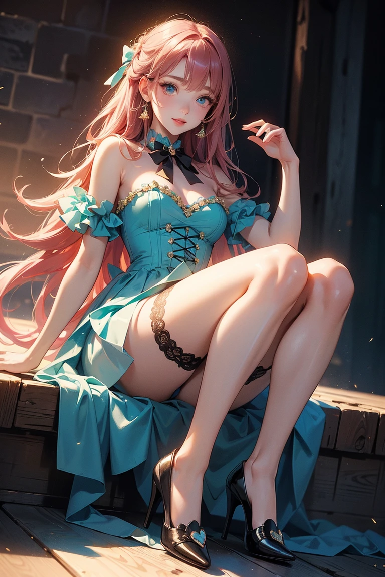 [Detailed illustrations, art based on extremely ideal anatomy, very detailed and detailed drawings, delicate lines with slow and urgent, realistic texture expression],(((Color tressed main lines)),(Artwork with outstanding craftsmanship),(Park background),[HENTAI anime Girl Japanese Pretty 14 years old Skinny] Light pink hair ((Magical girl)),((桜花) Floral headband) Low-rise shorts (Short cape (Off-shoulder: 0.5)) ((Lace ruffled ribbon)) (Lace ruffled boots: 0.4),((Silk fabric:0.4)),Transparency (Soft ambient light:0.6) Gravure,((Fine and beautiful skin expression (transparency)))),(Clear gaze)),(Perfect eye details ( Beautifully drawn eyes))),(Beautiful perfect face (realistic face details)),((Beautiful hair details)),(Perfectly proportioned proportions)),(Design built to a high level,((Advanced structural understanding of materials)),Ideal color coordination),((Artistic decoration)) ((Dense details)),((Detail,High definition)),[( Ultra-precise detail),((Multi-layered texture)),HighQuality,High Resolution],((Accurate simulation of light-material interactions, understanding of air flow, mechanically correct representation)),(((Visual art with a sense of narrative)).