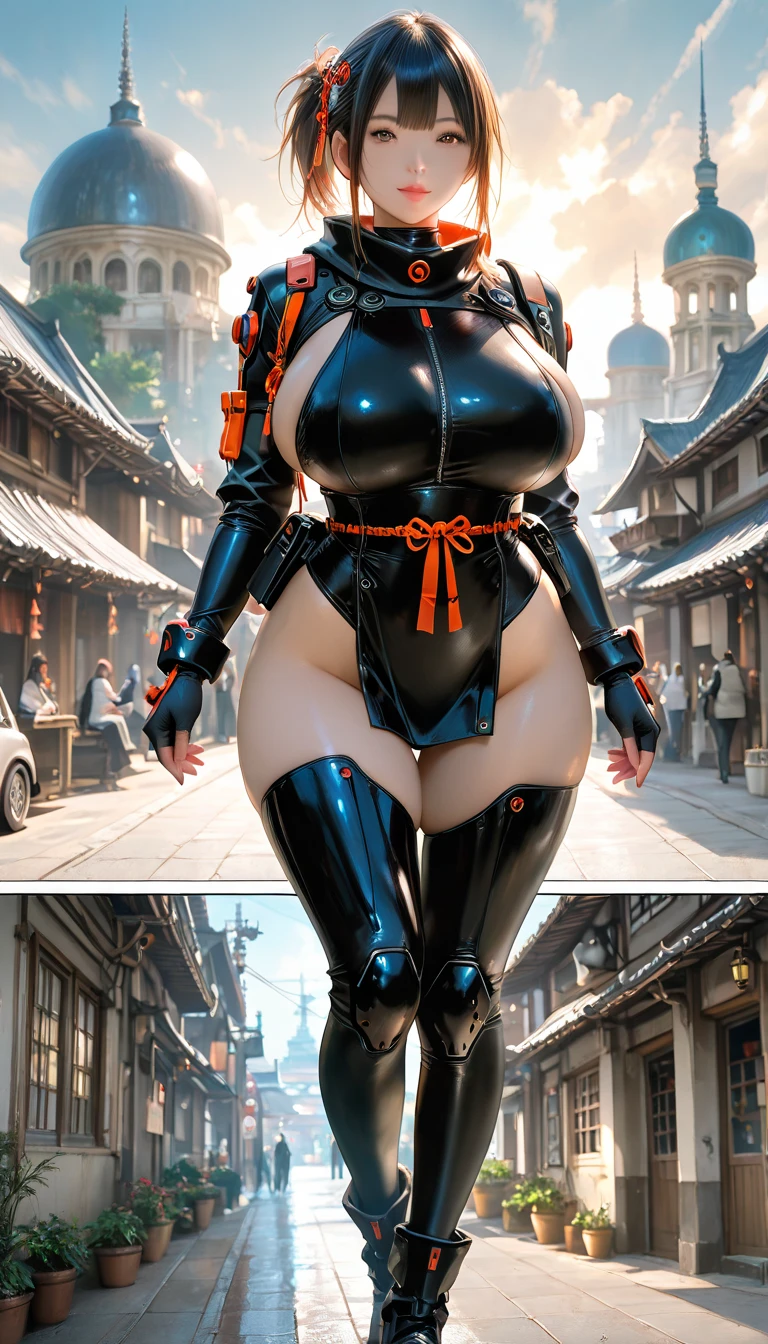 (masterpiece), best quality,masterpiece, ultra detailed, highres,
Bikini_Steel_Armor, Rena_Shiroko, 1girl, solo,lips, black bikini, huge breasts,
<lora:Rena_Shiroko-7:0.7>