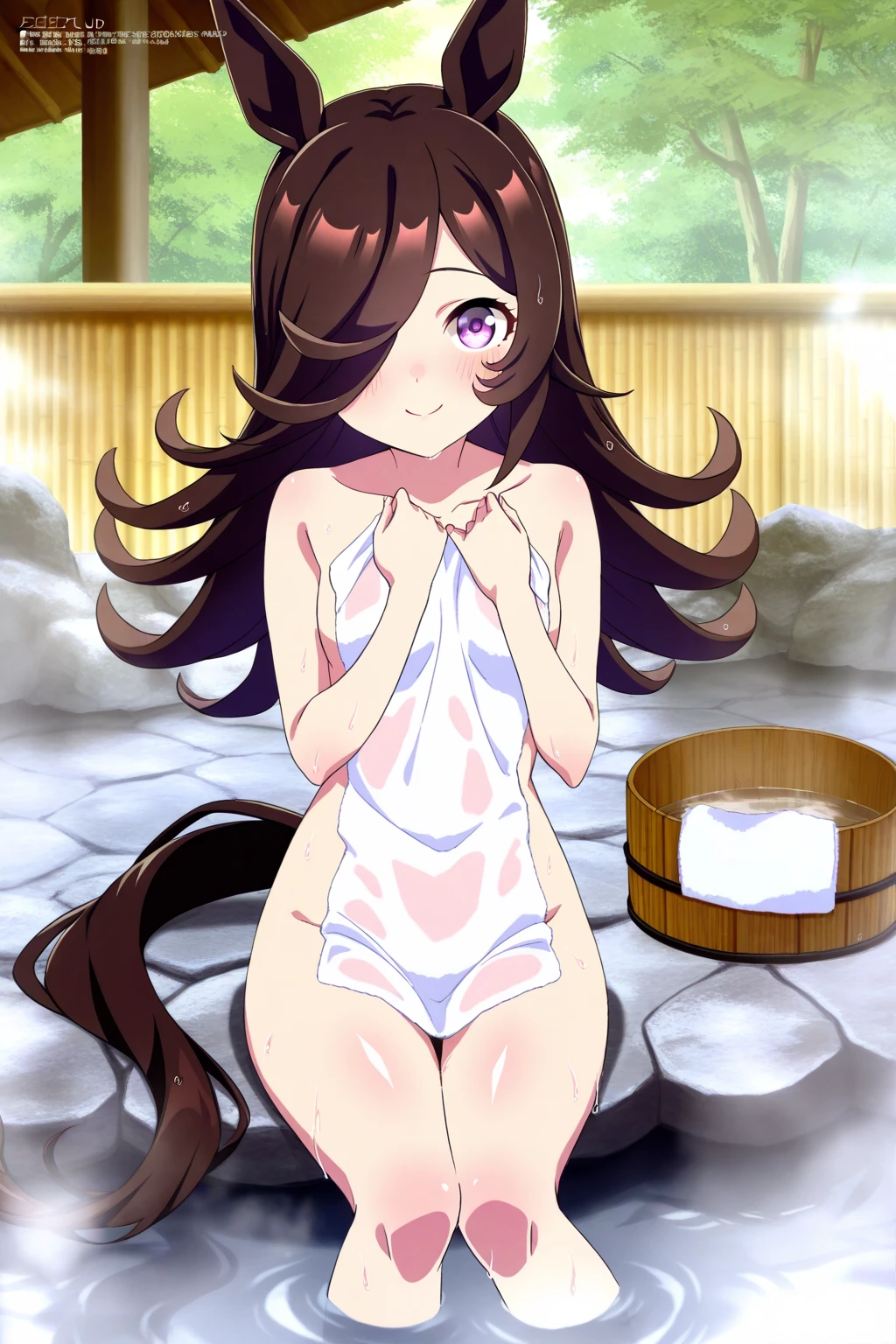 score_9, score_8_up, score_7_up, score_6_up, score_5_up, score_4_up, (source_anime), 1girl, Full body ,Night, kimetsu no yaiba, {{kamado nezuko }}, natural Hot spring, steam, Naked, pussy, hard nipples, Masturbate, squirt, horny