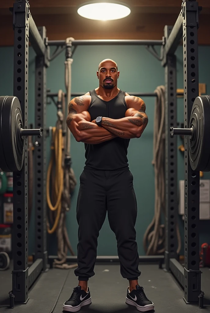 Nesta cena impressionante, Barack Obama, o "Guerreiro do treino", shows his dedication to fitness, performing intense workouts in a state-of-the-art gym. His determination and focus reflect his commitment to physical and mental strength.