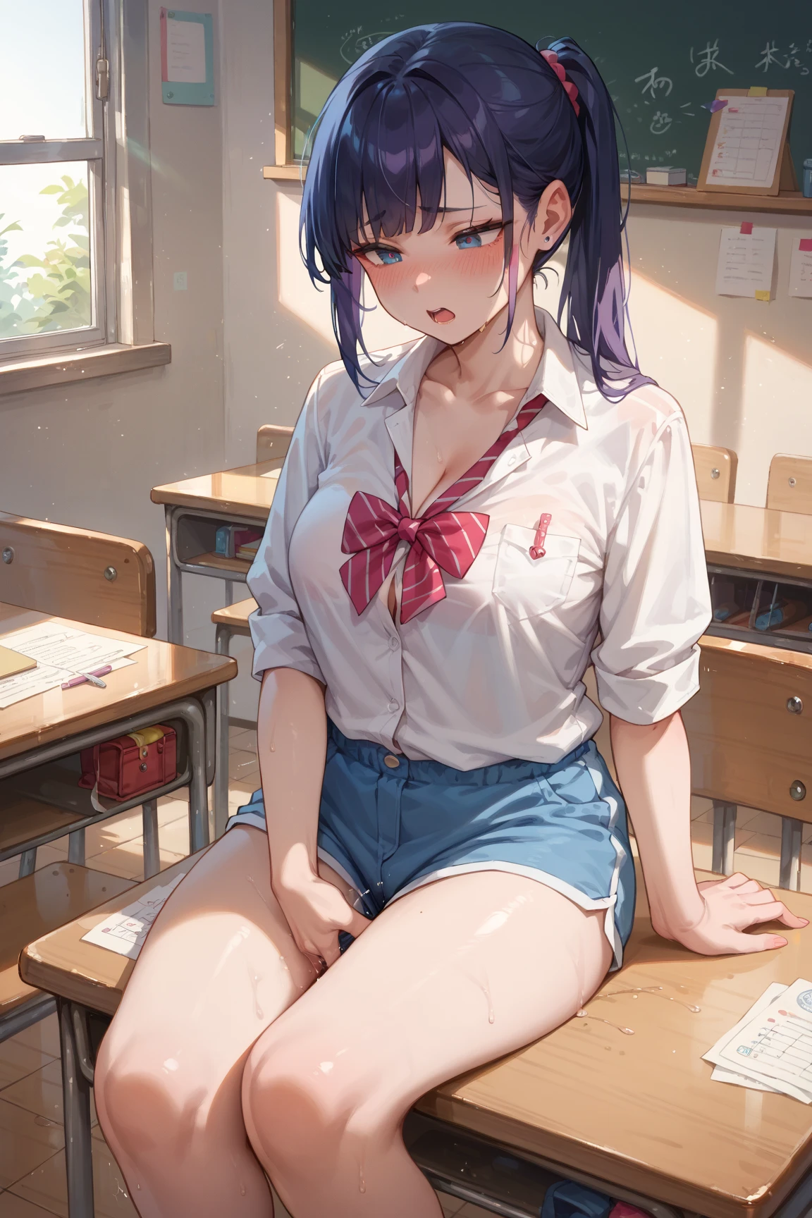 NSFW,((barechested)),((SEX)),Braids、(Classroom)、1girl