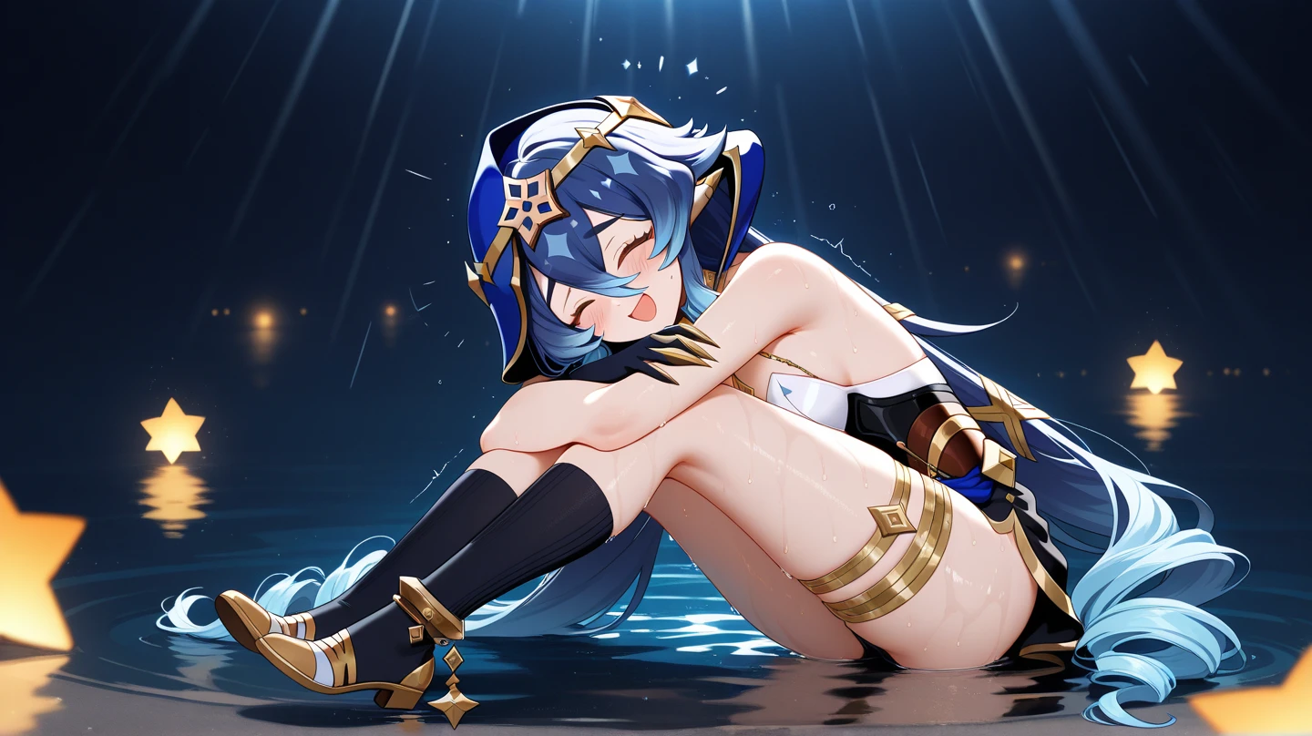 stretch、aqua from konosuba