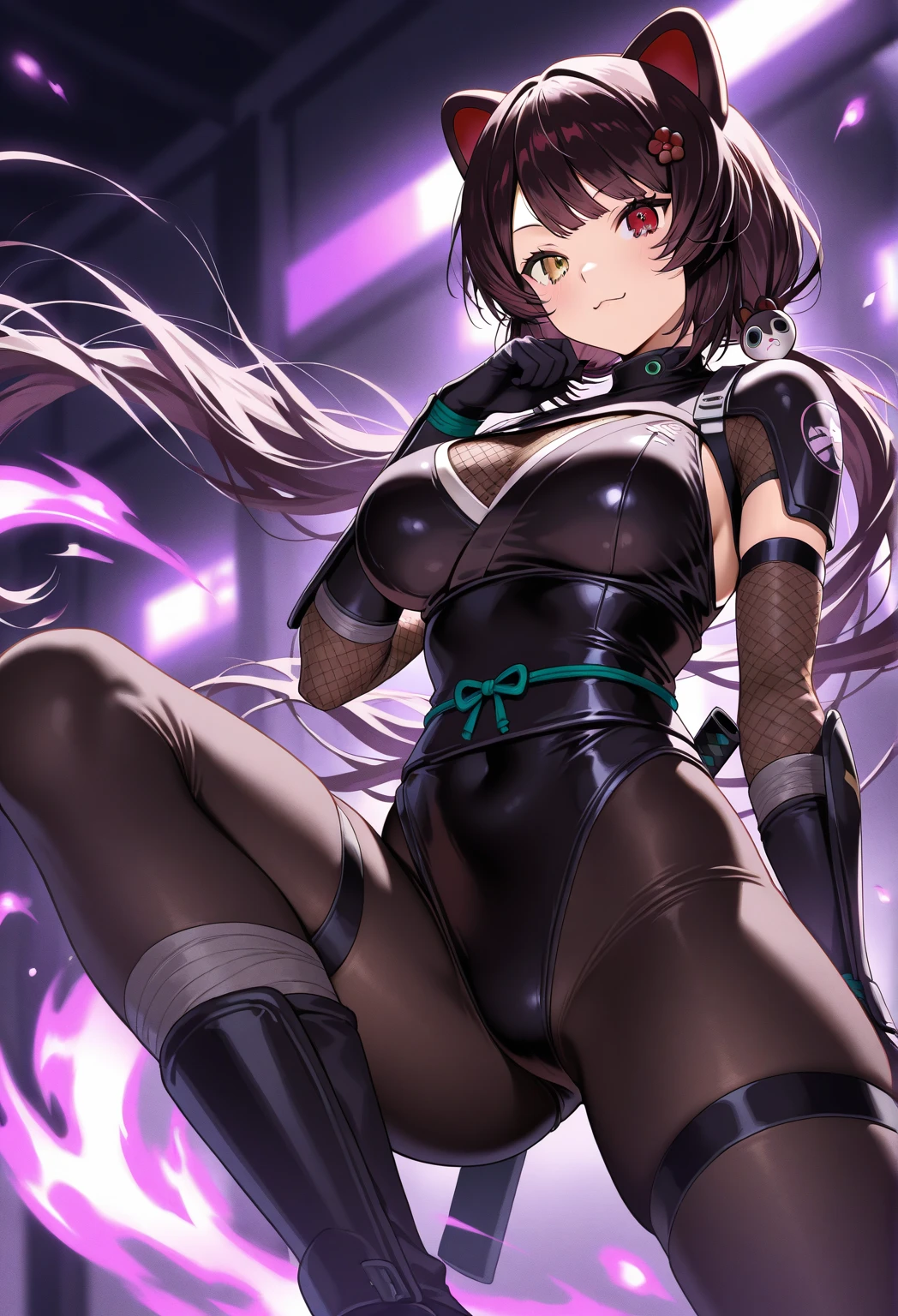 (masterpiece:1.3, highest quality:1.3), (Realistic:1.3, photoRealistic:1.3), Beautiful illustrations, (Natural Side Lighting, Cinema Lighting), Looking at the camera, (Cowboy Shot:1.3), 1 girl, Grit Girl, ((40 years old:1.3)), ((Mature Woman:1.3)), (((Beautiful anime faces:1.3))), (((Bishop of Rieri))), Green Eyes, (Purple Hair), Shoulder-length hair, (Messy Hair), bangs, lips, highest quality, masterpiece, Smooth skin, Inconsiderate, Good lighting, ((Ultra-thin enamel race queen costume:1.3, High leg leotard:1.3, I can see my belly button:1.3, Ultra-thin patent leather arm covers:1.3, Ultra-thin patent leather knee-high boots:1.3, See through:1.3)), Written boundary depth, ((Simple Background), (huge tv:1.3), (Broadcasting yourself:1.3)), (Randomly changing pose, Sexy pose), (Hollow Gaze:1.3), (Blank look:1.3), (Emotional erasure:1.3), ((Tall Woman), (Slim figure), (small breasts directed upwards)), ((Hypnotic state:1.3)), ((Brainwashing state:1.3)), Angle from below, ((Intense orgasm:1.3), (Ecstasy:1.3)), ((Love juice flowing from the crotch:1.3)), ((Ultra-compact remote vibrator:1.3, Vibration:1.3)), ((Ultra-compact sex machine:1.3, Vigorous up and down movement:1.3)), ((Ultra-compact anal sex machine:1.3, Vigorous up and down movement:1.3)), (((Female Masturbation:1.3))), (Cowboy Shot),