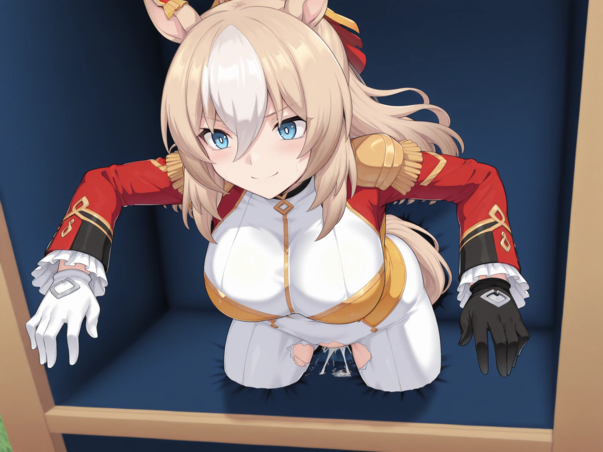 masterpiece, best quality, high fantasy outfits, solo, ((white background)), multiple views, (sex pose, spread legs, pussy, fellatio, cock sucking, standing, crouch, sex from behind)