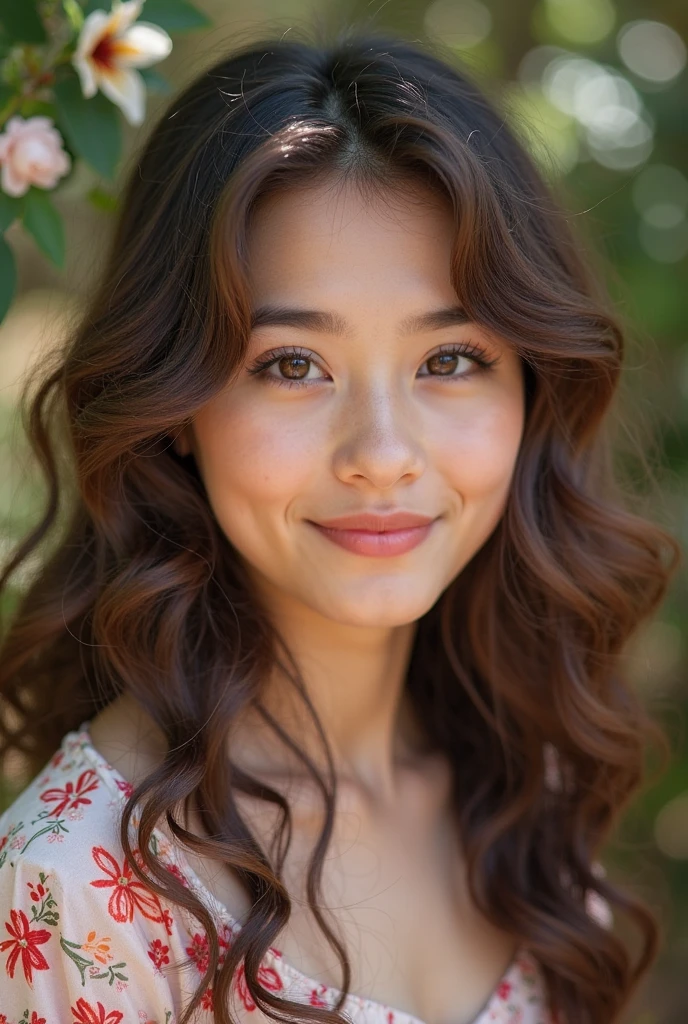 Beautiful woman leaning against a wall with a smile on her face, beautiful and smiling, smiling fashion model, smiling young woman, photo of a beautiful woman, cindy avelino, stunning blue eyes,girl with brown hair, cute young woman, beautiful young asian woman, cute  smile, portrait sophie mudd, beautiful smile, cute woman, smiling fashion model face, friendly  smile