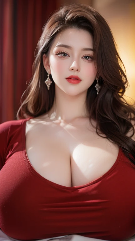 top-quality、masterpiece、超A high resolution、1girl、beautiful_face、Detailed skin、full bodyesbian、yuhuoshu、jewely、独奏、earrings、(firey:1.3)、bblurry、life-like、s lips、quaint、37 yo, japanese mature woman、Gorgeous open shoulder kimono, cleavage 、sexy-face、background is bamboo forest、Top image quality、Bigger breasts