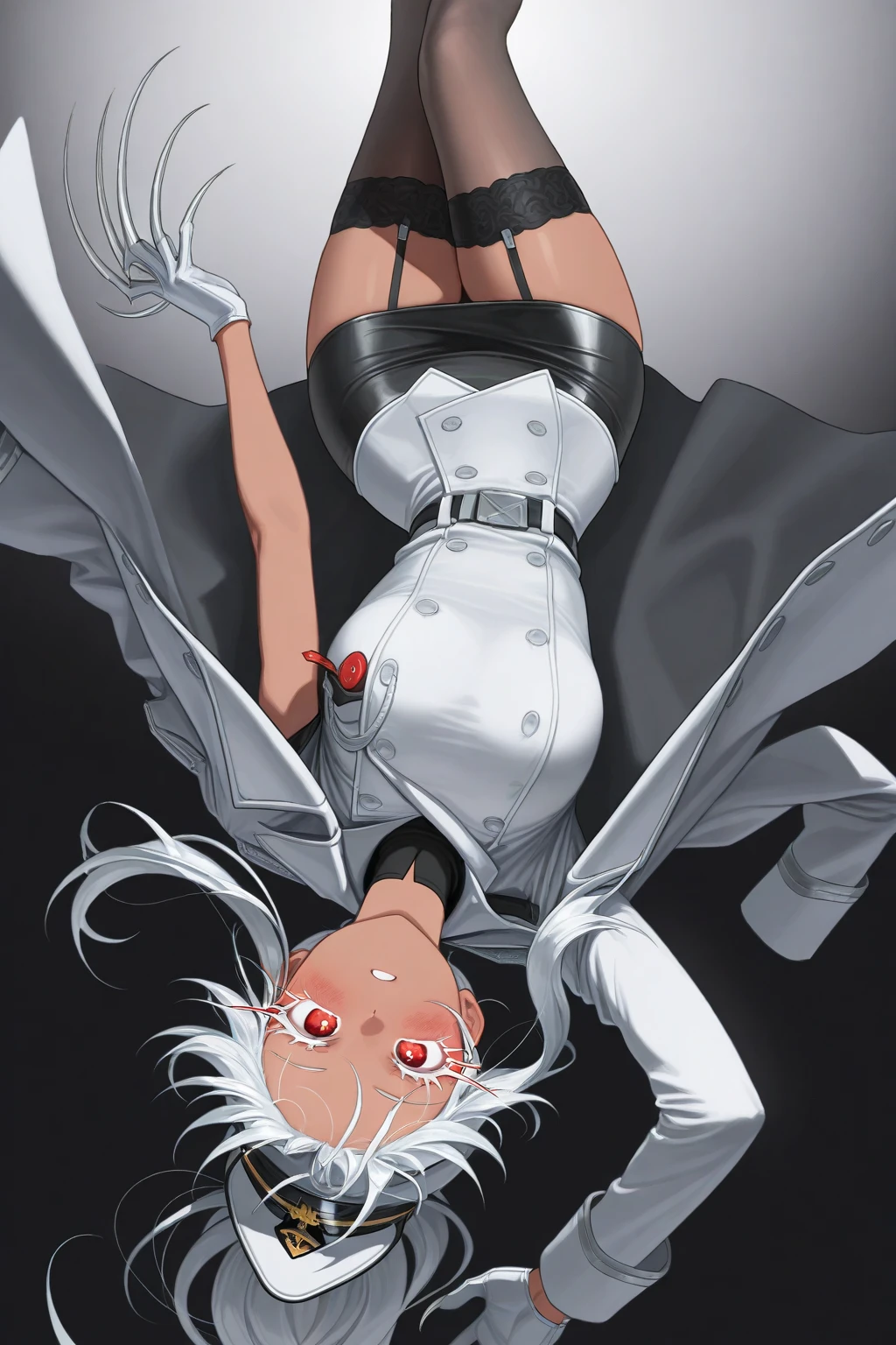 Female Combatant、Brown skinned Japanese girl、Close-up of a girl in a silver leotard、Silver Shiny Leotard、Red boots、Red Globe、Sailor suit、銀のSailor suit、Red scarf、Red Skirt、Silver Hair、Silver Hairツインテール、Saiyan Girl, wonderful, Nano Girl, Female body type, Inspired by Hiromu Arakawa, Anime Manga Robot!! Anime Girls, Fubuki, Full Body Suit, by Hiromu Arakawa、wonderful, silk, Beautiful and attractive anime teen, Anime Girls of the future, tears,Drooling,Pee,Sweat,Tongue out,incontinence,Peeing,Mouth open and tongue out,Estrus,Eyes wide open,Estrus,Blushing,Nipples are erect,Face is hot,Lust、Mouth wide open and tongue sticking out、incontinence、My crotch is wet、Crying face、Drooling、Punch in the stomach、Anguished expression