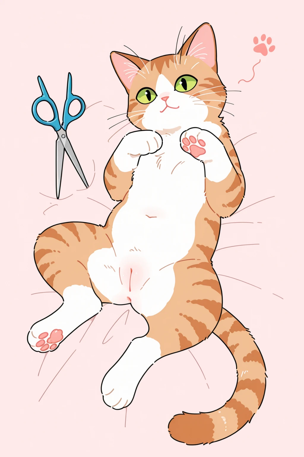 explicit furry artwork by plumbelly,sheath anatomy,tuft,very fluffy,collar, feral,balls,feral cat,simple artwork, (erect anatomically correct feline barbed penis) (sexy detailed pink pawpads) (sexy detailed paws) (big fluffy detailed balls) (detailed fur) (by zackary911) (fluffy tail) (presenting hindquaters) (sexy detailed anus)