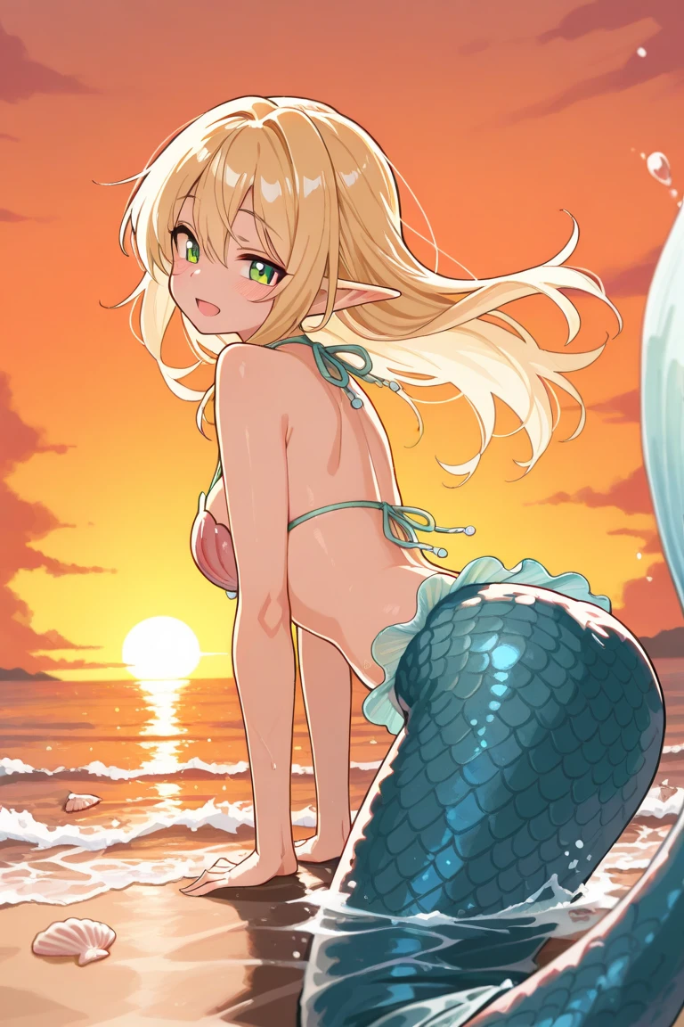 Anime. 1 Girl. Cute girl. Mermaid. Slave. Clumsy. Blonde. Long hair. Blue eyes. Beautiful eyes. Perfect eyes. Expressive eyes. Ideal face. 16 years. Big breasts. Beautiful breasts. Mermaid ears. Urinary incontinence. Wants to pee. I need to pee. A strong, desperate urge to pee. Pissing herself. Pissing to himself. Pees on the floor. She peed herself. No panties. Urine runs down my thighs. A puddle of urine on the sand underneath. Ideal anatomical body. Mermaid body. The whole body is covered in scars. Mermaid tail instead of legs. Fins on the hips. Gills on the neck. Webbing between the fingers. Slave collar. Shackles. Standing. On a bent tail. Standing at full height. Ocean. Beach. Shipwrecked ship. Beautiful character design. Shiny skin. Full body. nsfw. ????. Official art. Extremely detailed CG Unity 8k wallpaper. Ideal lighting. Ultra high resolution 4K. Super detailed 8K. A high resolution.