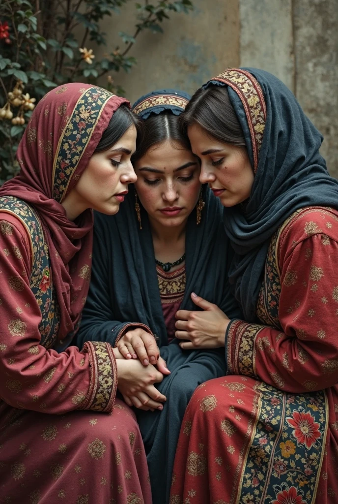 create a cover for the book HEROINES OF FAITH: A DUEL BETWEEN THE WOMEN OF THE BIBLE AND THE QURAN , with women characters from the QUR&#39;AN and the Bible, some depicted as in the time of Jesus, facing themselves, dressed as THE QUR&#39;AN DESCRIBES THEM. one is stiff
