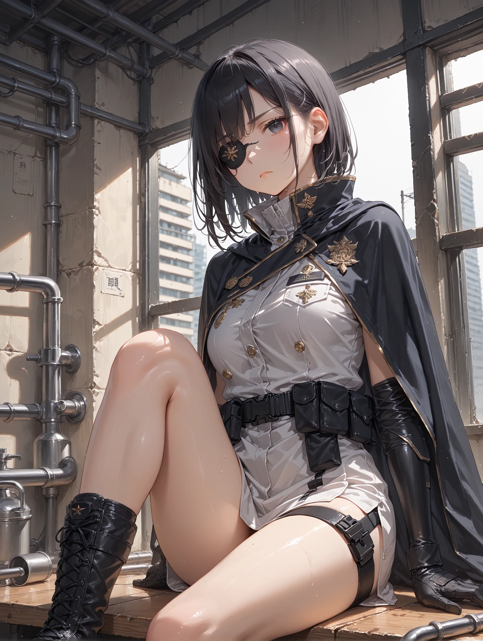 Female pervert，20yr old，(A long-legged beauty：1.5）,（Slender body proportions), (Best quality, 4K, 8K, A high resolution, tmasterpiece:1.2), ultra - detailed, (actual, realistically, realistically:1.37), moody gestures, western metal, Moderate chest size, Happy expression, Sports student uniform with sneakers
