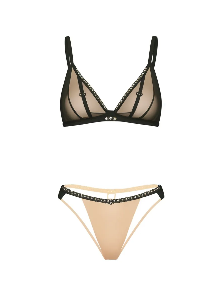 sexy transparent boat color lingerie