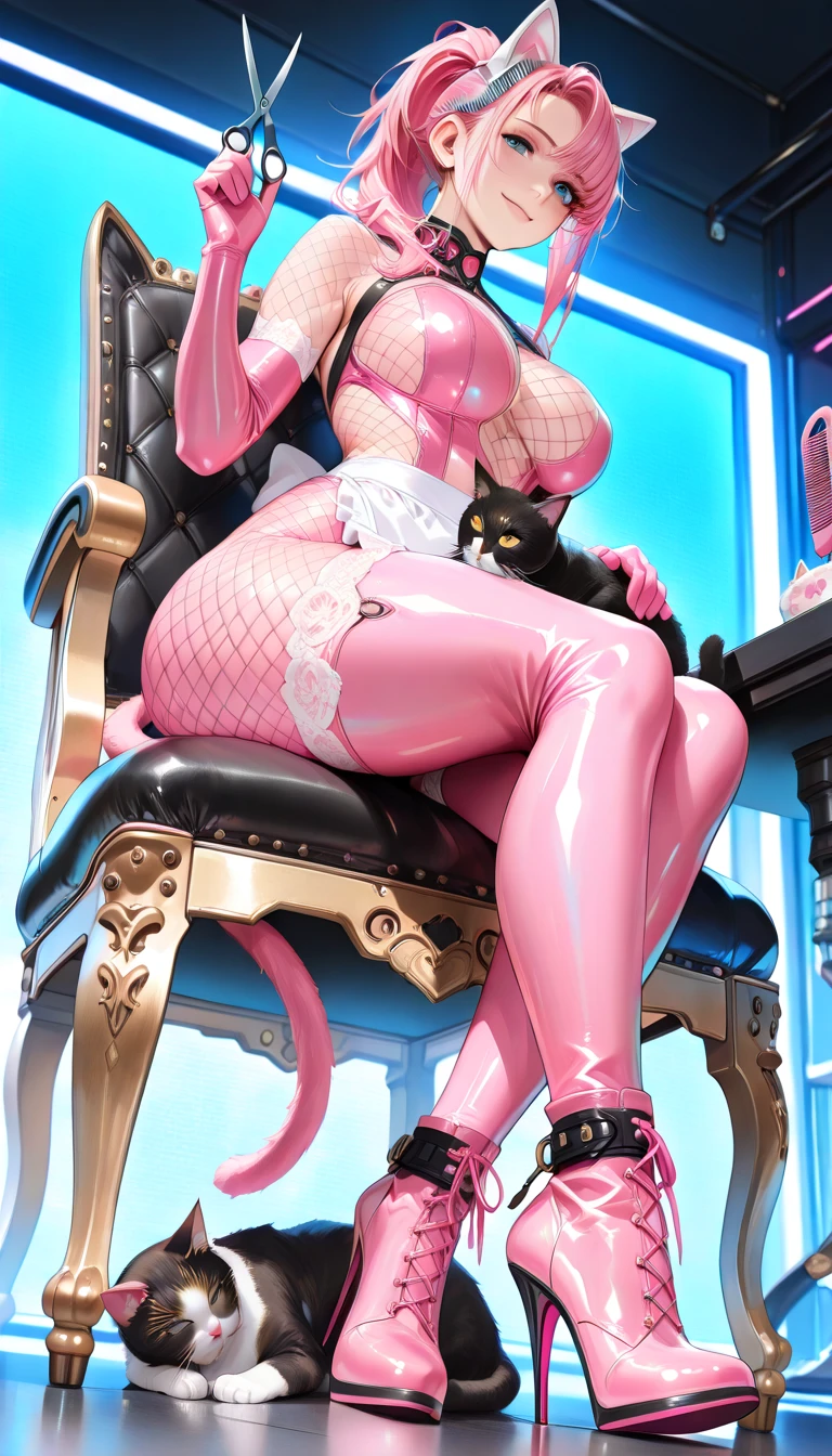 masterpiece, 1girl, Toph, Blind, fire nation, latex clothes, shiny skin, latex skin, high heels, standing, whole character in view, latex bodysuit, crotchless bodysuit, chastity cage, flat chastity cage, testicles, undersized chastity cage, dripping cum from chastity cage, rubber hair, shiny hair, reflective hair, latex hair, solid hair, latex hair, rubberized hair, plastic hair, super shiny skin, 3dcg, 3d style, blender, blender style, Toph, blind, latex clothing, squatting, high heels, lipstick, lips, latex platform heels, transparent platform heels, toe ring, squatting over dildo, dildo squatting, dildo in ass, anal, futanari, hosecock futanari, horsecock, hard nipples, shiny clothing, latex clothing, rubber clothing, shiny clothes, latex clothes, rubber clothes, corset, latex corset, cock leaking cum, cum on feet, transparent platform high heels, transparent high heels, transparent heels, bathroom stall, glory hole, huge horsecock in glory hole, sucking horse cock, bedroom eyes, cum on face, eyes rolling back, both hands on cock, sweating, steamy, cum on floor, rubber hair, horny, sucking horsecock in glory hole, sucking cock, fellatio, fellating horsecock, pleading eyes, nipple barbells, latex thigh highs, stirup thighhighs, green nails, lipstick, green lipstick, makeup, green lipstick marks on cock, lipstick ring, kiss mark on cock, incrsxlcrystalhair, crystal hair, shiny hair
