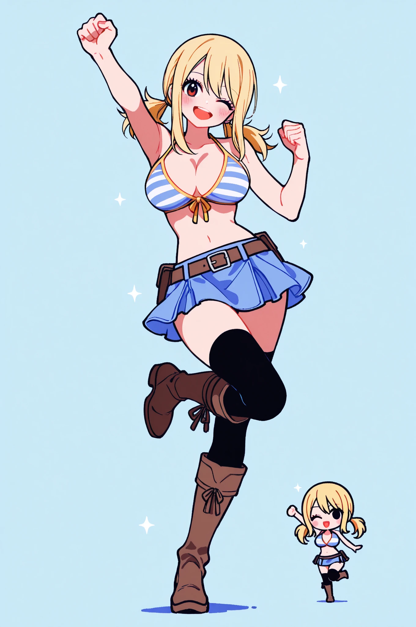 Sexy girls wearing (big diaper), ((bowsette)), busty, (big breasts), wide hips, (latex), stockings, fishnets, corsets, (hypnotized expression), ((hypnotic)), ((magical)), (blushing), ((embarrassed expression)), pleasure, ((orgasmic)), smiling, colorful, stage, stage lights, brick wall, (magic fog), ((mommydom))