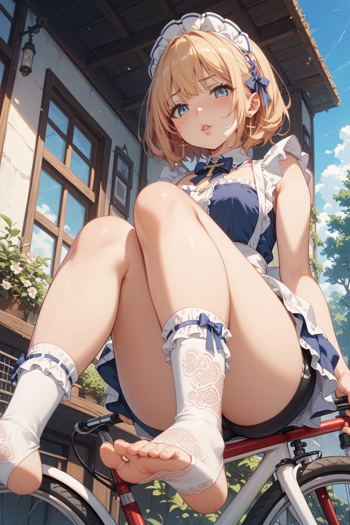 score_9, score_8_up, score_7_up,source_anime, high res image,masterpiece,best quality,girl,cute face,clear skin,shiny hair,ultra detailed eyes,simple background, jyojipan, panties, camel toes
