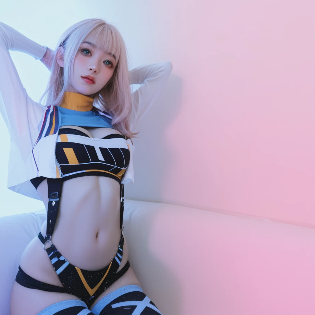 1womanl、(europeu:1.3)、blond、(super cute)、(beautiful face:1.5)、(face detailed)、(skiing:1.6)、(wearing a miniskirt:1.3)、(fall down and open your legs:1.3)、(I can see your panties:1.3)、(White-panties:1.3)、(badass clothing:1.1)、(skiing場)、(Em SFW:1.5) round buttock