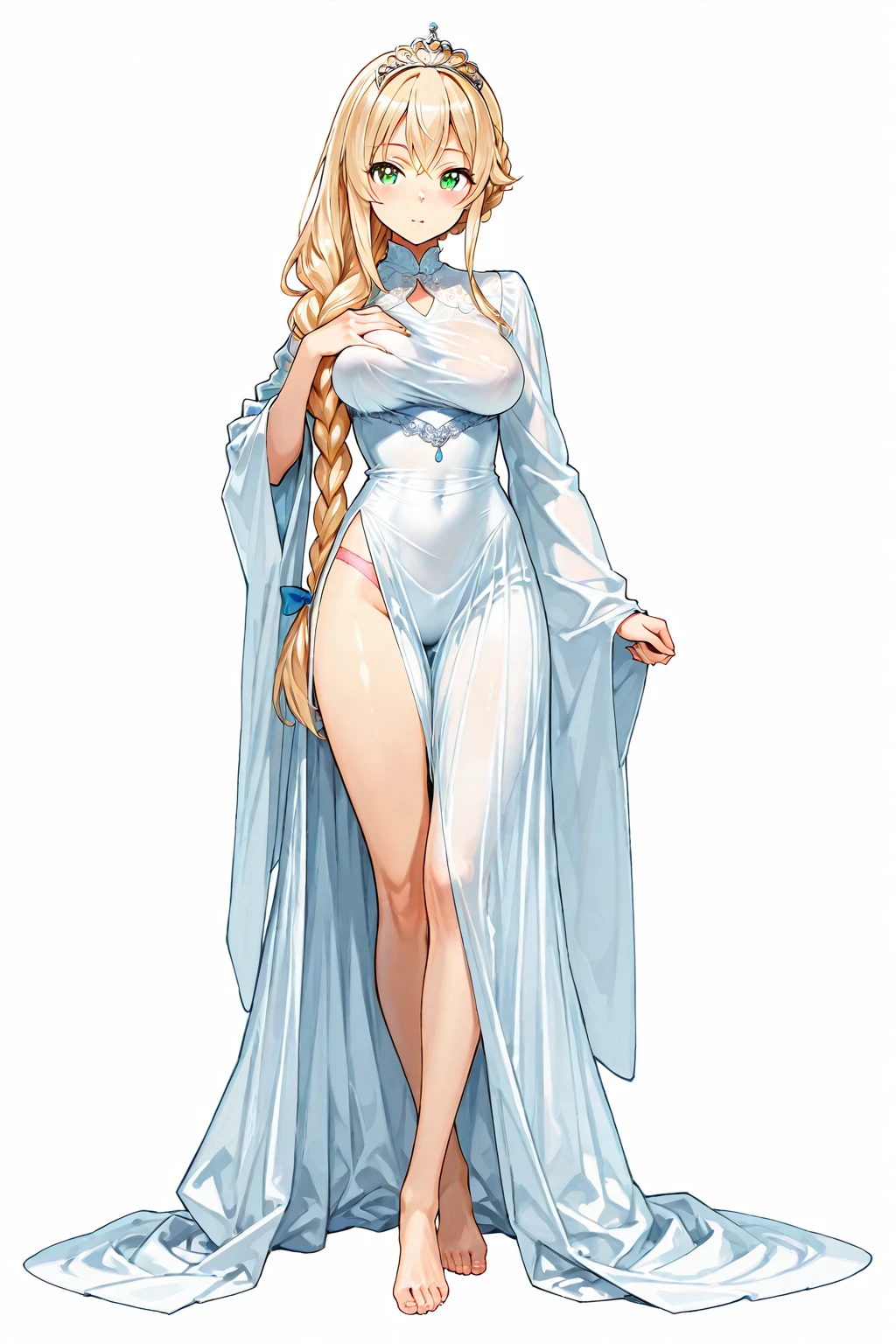 best quality, 8k, sharp focus, depth of field, best shadows, perfect lights, HDR, realistic skin texture, detailed, hyper detailed background, solo, 1 woman, Alisa Reinford, (long blonde hair, red eyes, white skin, shiny skin, medium breasts, makeup, lipstick), looking at the viewer, anime style inspired by trails of cold steel IV, lewd, ecchi, blushing, wearing a cat cosplay lingerie,  in a snowfield, ymir valley, steam bathouse