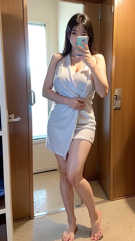 Beauty　Japanese　clear　Double　tall　slender　