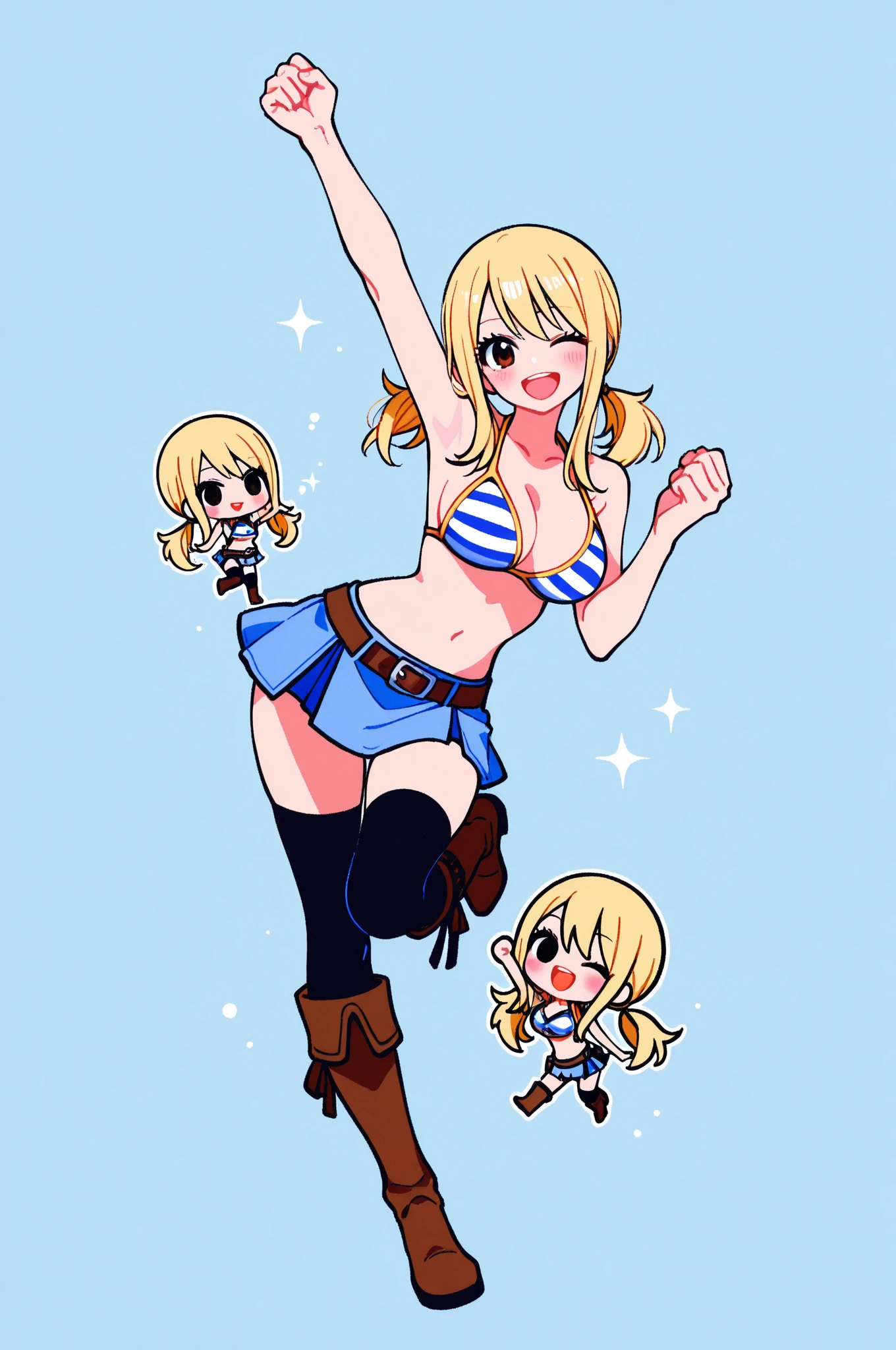 Imagine Disney Princess Elsa as if she were a character from the anime One Piece