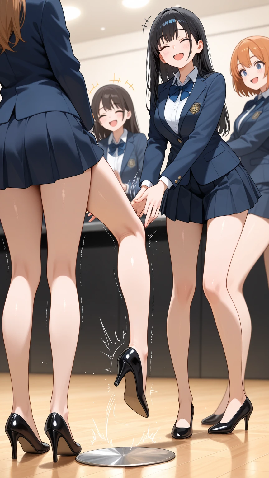(Photorealistic), (masterpiece)), (highest quality), (detailed), (one girl), schoolgirl, school uniform, short skirt, full body, on the train.
train to school, lots of yellow pee, ((leaking pee)), (((clutching crotch))),(peeing, blush), embarrassed, (puddle of pee at your feet)