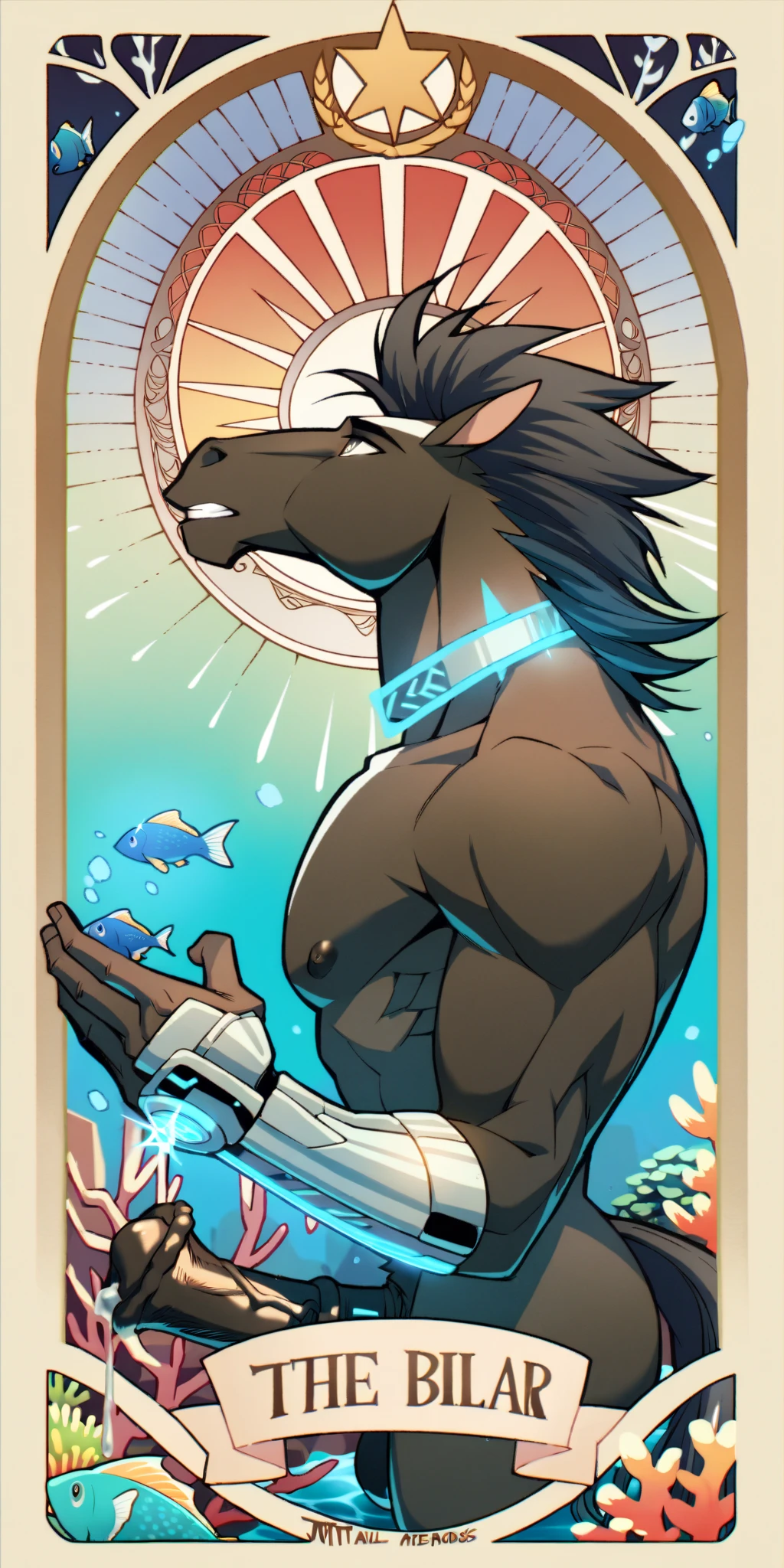 explicit, beautiful, amazing, masterpiece, hi res,
by juiceps, by bakemonoy, by bassenji, by blotch, by chunie,
detailed background, river, rock,
sitting, beckoning gesture, beckoning, bedroom eyes, looking at viewer, tail,
male, anthro, horse, equine, big veiny equine penis, erection,
<lora:BeckoningGesture:1>