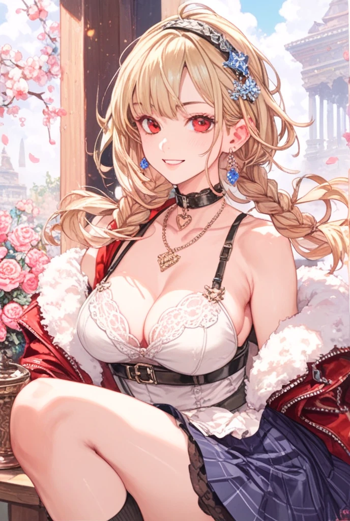 ultra-detailed, ((one girl)), (nsfw:1.4), (pale skin:1.4), in pastel colors gyaru, (heavy makeup), hyper detailed, absurdres, 8K, Beautiful Face, (Laugh shyly), ((teasing smile:1.8)), ((Wink:1.6)), (Laugh with your mouth wide open),((Tilt your face:1.6)), View your viewers, ((full-face blushed:1.5)),Glossy Red Lips, ((Big Breasts:1.6)), ((showing off breast)), ((undressing:1.3)), noon, on the train, (Brighten your face), ((Anime style background)),masterpiece, Highest quality, so beautiful,Latest, Complex details, (Red long nails), (nail art), (ring),(bracelet), (Floral Choker),AI-generated, Complex,High resolution, Highest quality, super high quality,3D Images、3D Images,One person,Long white hair,(High Ponytail), (wavy hair:1.3), White haired anime woman posing for a photo, ((Fine grain、blue eyes、glowing eyes:1.5)), (Squint your eyes:1.1),a hyperRealistic , hyperRealistic , Realistic,Anime woman with long white hair, Smooth anime CG art, (A girl in a gorgeous black kimono), ((Black furisode:1.3)), (Gold embroidery), (Red floral embroidery),Red long flower hair ornament,Floral Earrings,Mature Body, tall,Narrow waist, ((Sit in the seat)), ((leaning forward:1.5)), (from above), ((face waiting for kiss:1.6)),