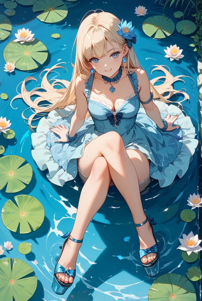 anime style, super fine illustration, highly detailed, dynamic angle, beautiful detailed, 8k, Summer afternoon in the garden, BREAK I'm drinking tea with you.BREAK A shower of sprinklers pours down. BREAK A rainbow appears in the sky.BREAK maid,white cat years,girl,short hair,I notice you