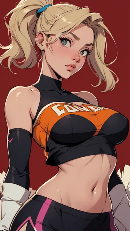 estilo de desenho animado:1.2), Yvonne Strahovski mulher Imagem de desenho animado de uma mulher , roupas sensuais , garota super fofa, authoritarian would be facial expressioncartoon style illustration, estilo de arte dos desenhos animados, estilo de arte dos desenhos animados, digital illustration style, design de personagens altamente detalhado, arte digital detalhada fofa, City fan art, design de personagem retrato, beautiful digital illustration, retrato de alta qualidade, arte em quadrinhos, retrato do design do personagem, white background Buso without clothes and medium breasts, beautiful and symmetrical body curves