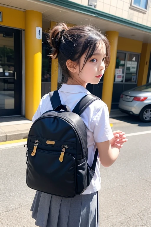 Backpack for elementary school students with acrylic key ring, Boys, Girls