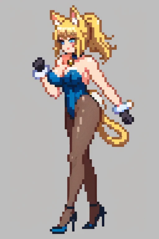{{lift one leg}},{{muscular}},{{gigantic breasts}} ,{{very curvy}} priest, ,masterpiece , best quality , pixel art , 1 girl ,{full body},  voluptuous ,twintails,blonde hair ,white background