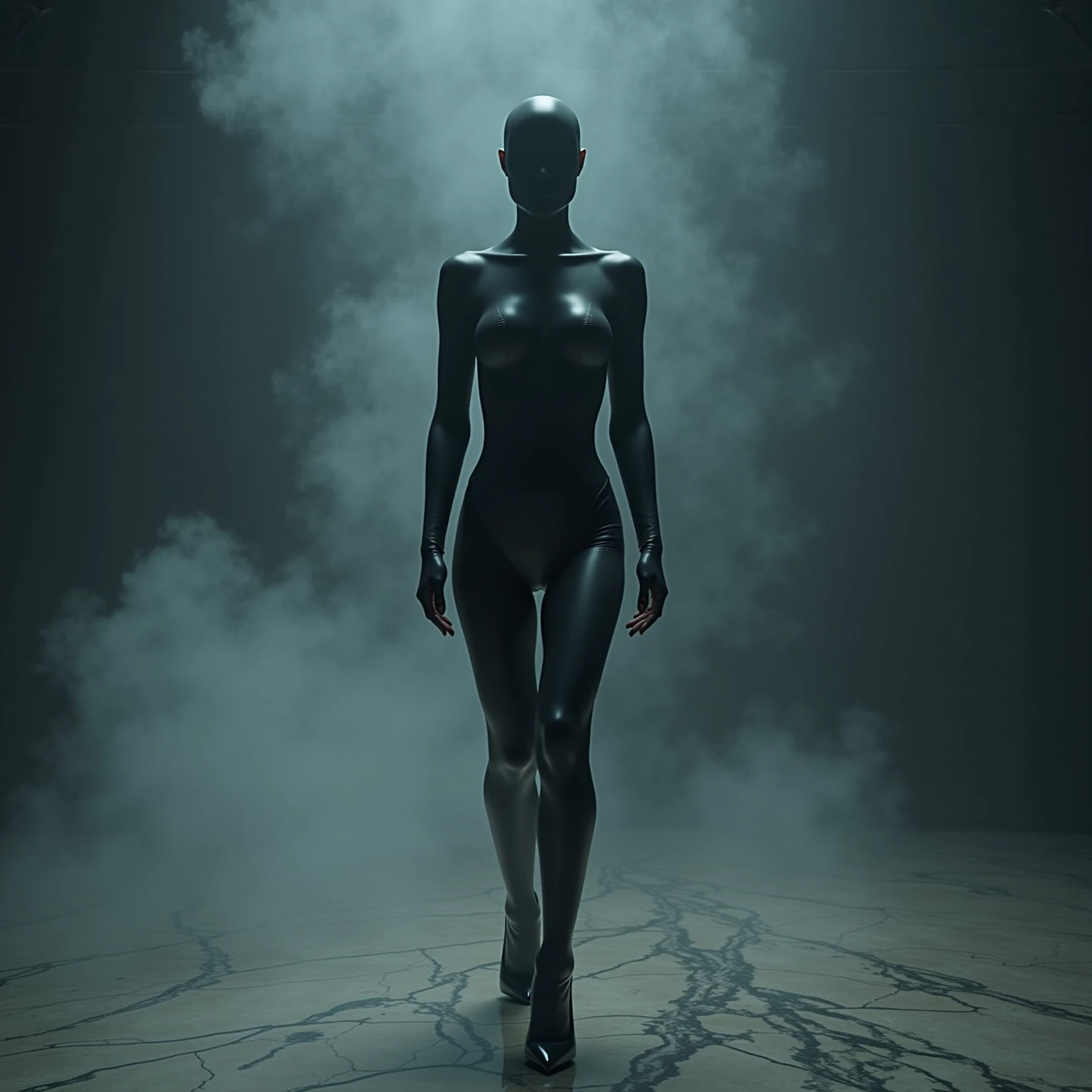 (full body:2),(1girl:1.3),(view the viewer:1.4),(anatomy correct:1.5),(Sitting by the creek,:1.35),(Polished zentai made of rubber:1.5),(uniform shoes :1.1),(A woman with large buttocks, breasts, and a slender waist:1.4),(Light particle effect:1.3),(In pink | amarelo | blue colors| green color |red color | white colors| black in color| purplish color| greys| Beige| Flesh color 1.4),(Glowing eyes:1.3),(Large amplitude action: 1.3),(Accurate and perfect face:1.4),hyper HD, Ray traching, reflective light,structurally correct, Award-Awarded, high detail, lighten shade contrast, Face lighting ,cinmatic lighting, masterpiece, super detailing, high quality, high detail, best quality, 16k,High contrast,