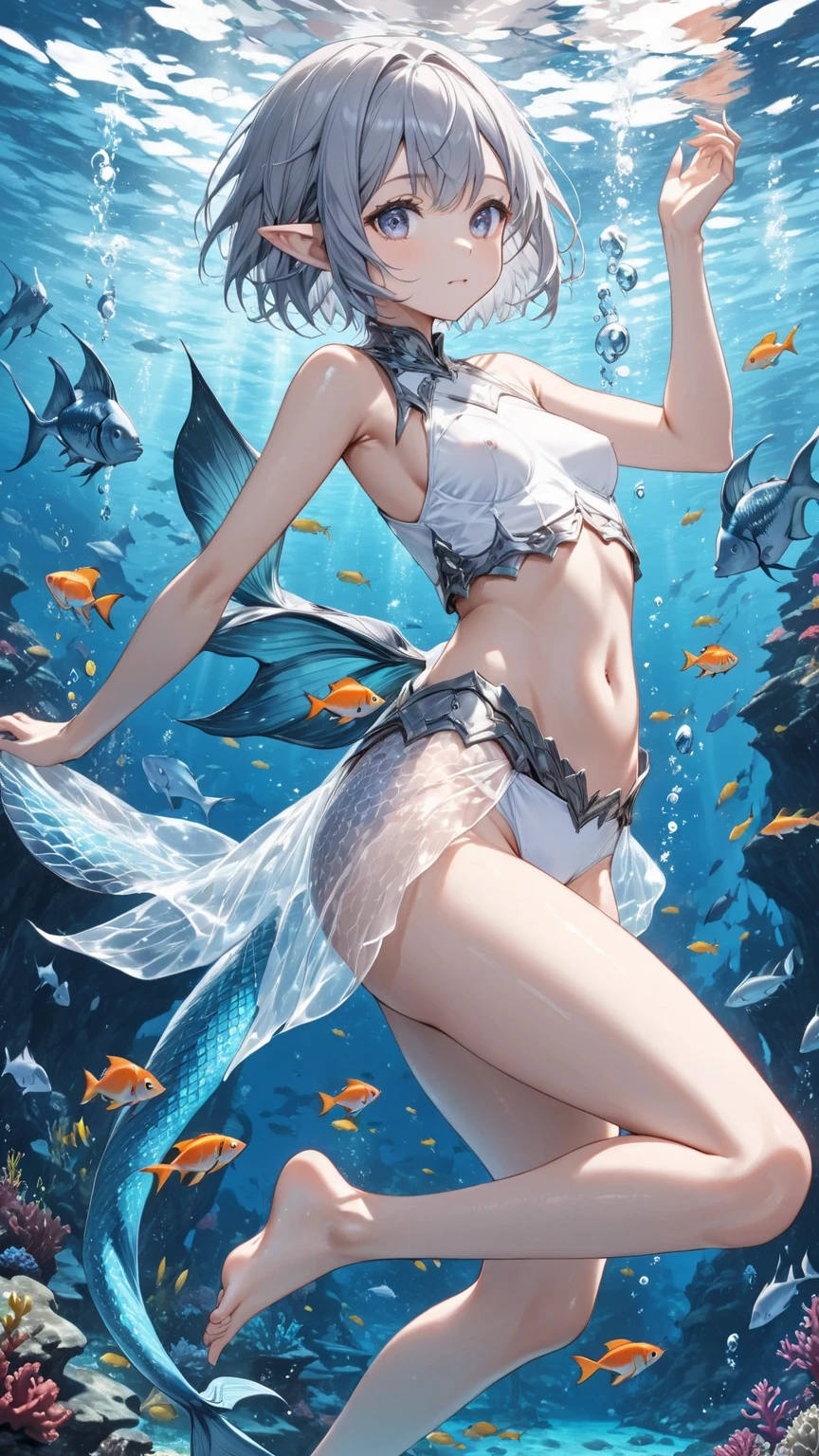 masterpiece, top quality, best quality, official art, beautiful and aesthetic:1.2, seafood market, extremely detailed, colorful, highest detailed, official art, unity 8k wallpaper, ultra detailed, beautiful and aesthetic, masterpiece, best quality, (sushi rolls, octopus, crabs, lobsters, shrimp, mussels), intricate patterns, fresh and vivid, perfect composition, detailed textures, shiny scales and gills, realistic and lifelike, (underwater scene, ocean floor, coral reef, school of fish), atmospheric, abundant, verified authenticity, by famous seafood artists (Hokusai, Monet, Pic