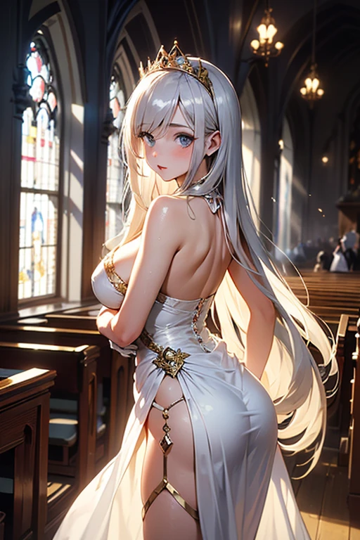 Solemn atmosphere、Sister、church、Big Breasts、naked