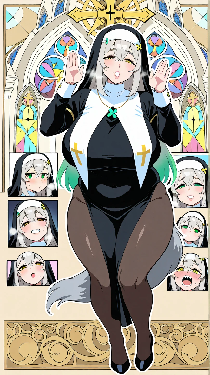 Albedo(Overlord),dark blue hair,white horn,curvy body,big breast,big thighs,fully naked, standing in the middle of the dark room, surrounded by multiple men(all wearing business suit, faceless,bald,ebony skin,all hairless, standing very close toher, surrounding her from every direction),her breast was fondled,her nipples was teased,her thighs was caress by them,every part of her body was touched by the group,mating scene,sex,gangbang, cheating wife, netorare,nsfw,((pixel art style)).