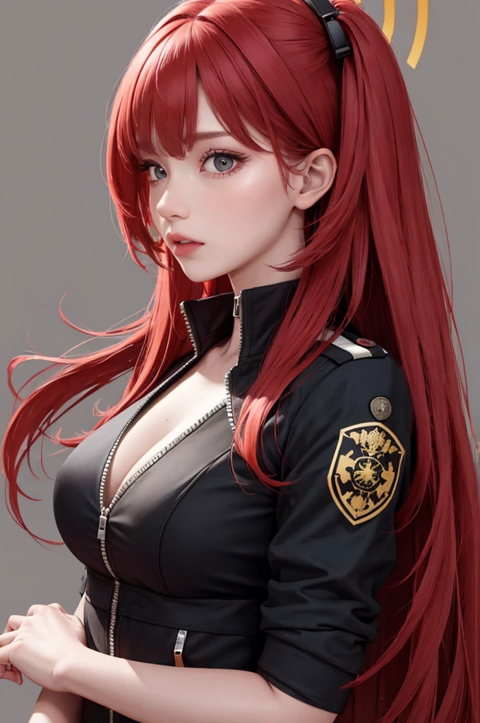 arafed woman in a leather outfit leaning against a brick wall, Anime Girl Cosplay, hyper realistic anime, realistic cosplay, Katarina de League of Legends, Asuka Langley Sohryu, Asuka Langley Souryuu, Asuka Langley Soryu, portrait of asuka langley soryu, ig model | Artgerm, Asuka Langley