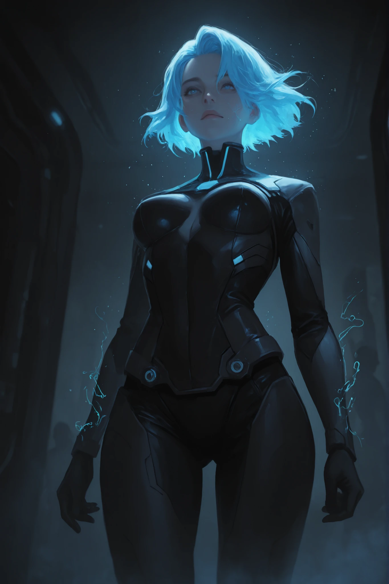 masterpiece, best quality, (extremely detailed CG unity 8k wallpaper), (best quality), (best illustration), (best shadow), absurdres, realistic lighting, (Abyss), beautiful detailed glow, art by PeterMohrBacher,