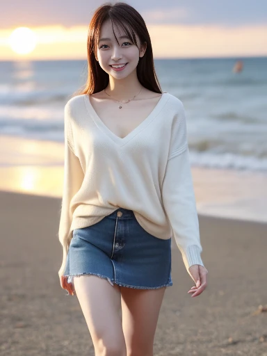 1girl walking on the river, mix4, sweater, pillow, lips, open_mouth, realistic, photo_\(medium\), solo, stuffed_animal, stuffed_toy, teddy_bear,(masterpiece),(photorealistic:1.3), ultra-detailed, (high detailed skin:1.2),(best quality:1.0), (ultra highres:1.0), (ulzzang-6500:0.3), wavy detailed hair, long hair, sunshine, (beautiful detailed makeup), (sexually aroused blushing heavy breathing:1.0), floral theme flower petals scattered, (soft glow bloom:0.5)