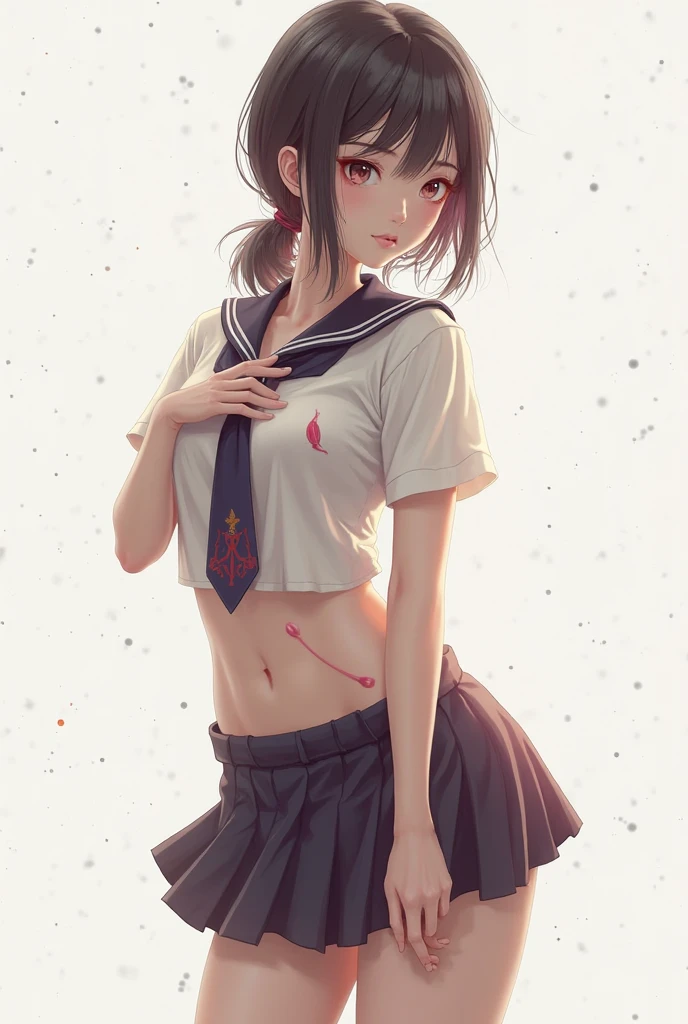 (((masterpiece))),highres,absurdres,(((best quality))),official art,perfect lighting,looking at viewer,aquarium,indoors,
1boy, femboy, light smile, thin waist, sheep ears, sheep horns, sheep boy, cut curvy hair, black hair, red eyes, angelic eyes, round eyes, pastel color, (PastelColors: 1.3), cute shirt, black panties , red little ribbon, small volume in underwear, random pose, face focus, ((sharpness)), (perfect hands), wide hips, (((medium ???? on panties)))