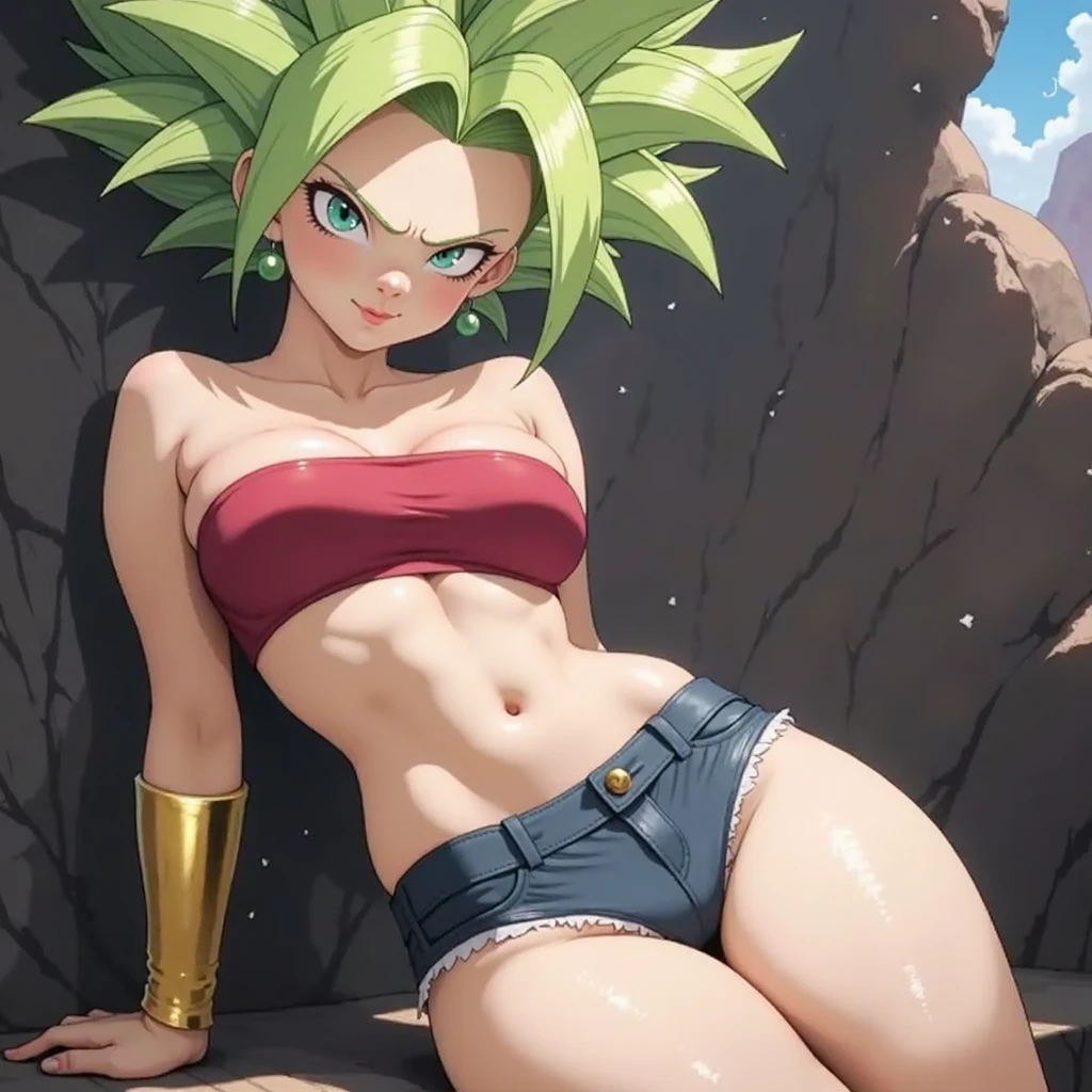 (obra-prima, Beach scene at sunset:1.3), (Kefla de Dragon Ball Super :1.2), (standing at its height of 140 centimeters with a well distributed 65 kg:1.2), (Beautifully proportioned body with large breasts and medium buttocks, firmes e redondas:1.2), (slender physique:1.1), (passeando pela praia no momento da captura:1.2), (Facing the camera squarely, mas virando-se com uma breve risada no canto da boca:1.2), (fotografia tirada de suas costas:1.5), (wearing an extremely small bikini both on top and bottom:1.5), (Capturing the enchanting lighting of the sunset:1.1), (enhancing the beauty of your green colored hair:1.3) Detalhes insanos e hiperdetalhados, Lindamente colorido, Motor irreal, DOF, Super-Resolution, Megapixel, cinematographic lightning, antialiasing, FKAA, TXAA, RTX, SSAO, Post-processing, post - production, Mapeamento de Tons, ..cgi, VFX, SFX, Insanamente detalhado e intrincado, Hiper maximalista, Hiper realista, volumático, fotorrealista, ultra fotorreal | |, ultra-detalhado, detalhes intrincados, 8k, super detalhado, Colouring, Volumetric lightning, HDR, realista, Motor irreal, 16k, foco nítido. octan render