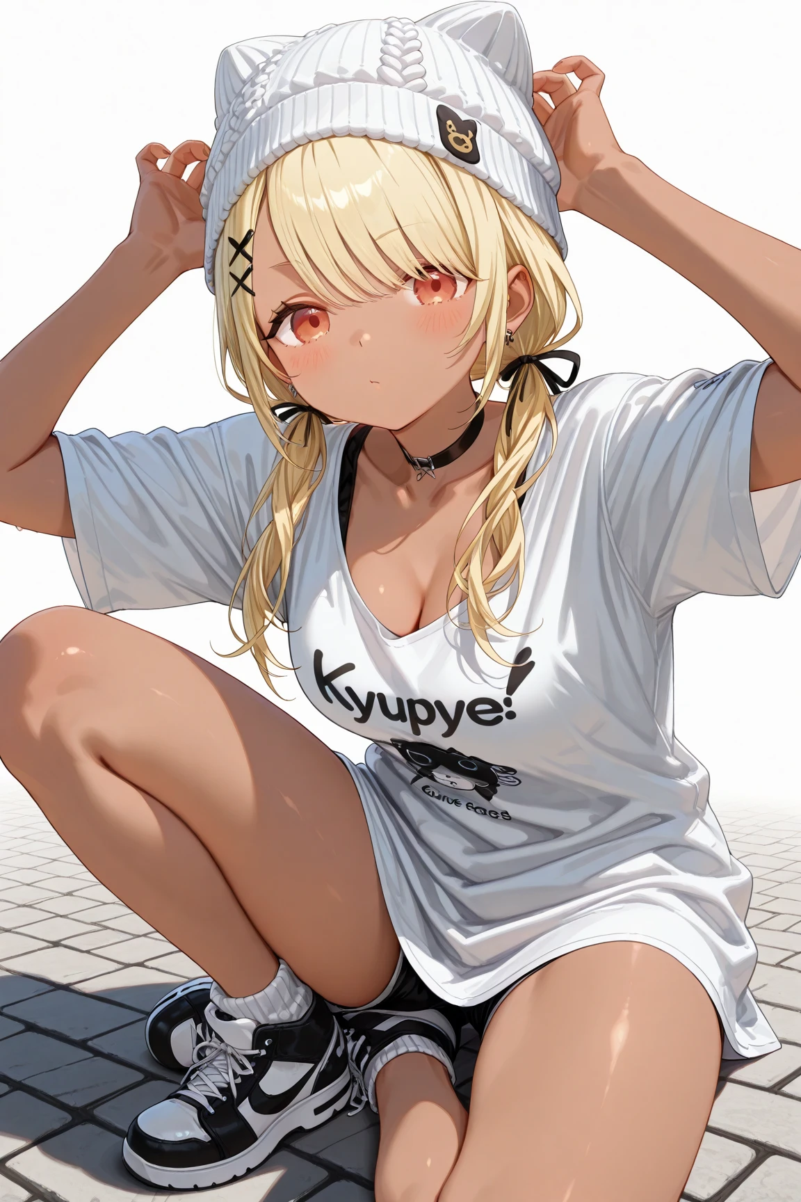 masterpiece, best quality, 1girl, solo, long_hair, breasts, looking_at_viewer, smile, open_mouth, bangs, hair_ornament, long_sleeves, animal_ears, jewelry, jacket, swimsuit, upper_body, white_hair, :d, bikini, small_breasts, detached_sleeves, open_clothes, grey_background, scarf, open_jacket, grey_eyes, :3, white_bikini, piercing, x_hair_ornament, ear_piercing, bandaid, sleeves_past_fingers, mouse_ears, chinese_zodiac, year_of_the_rat <lora:nknk:1>