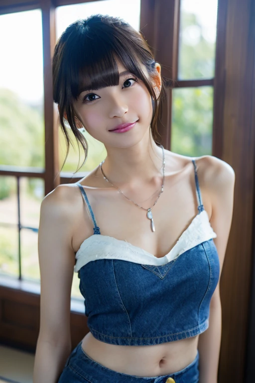 Cute face like an 18-year-old idol Smiling Kindly Maid clothes Cosplay Cleavage Slightly large bust Turtle shell binding play Bondage RAW Photos Genuine city