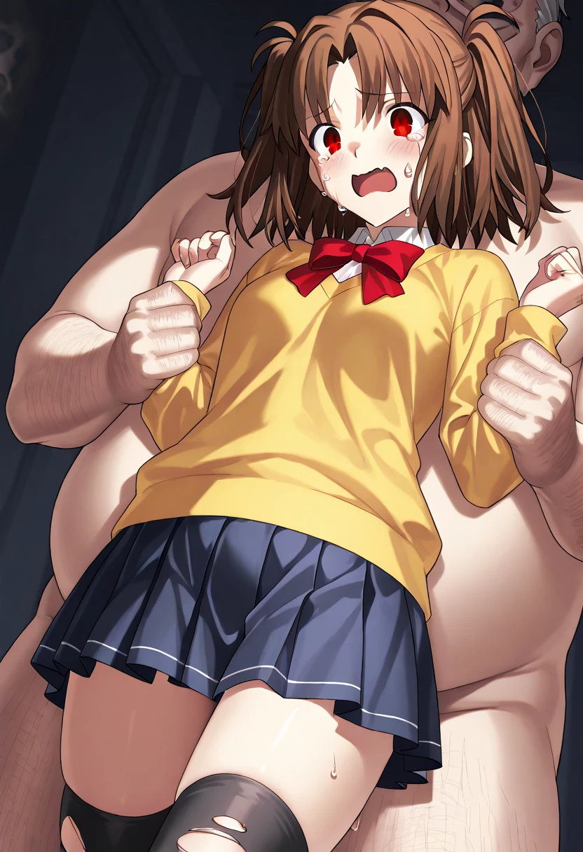 NSFW,Various positions,One girl, blue eyes, Long Hair, Brown Hair, Side Lock, Low Ponytail, ,Young Girl,From the back,Intense penetration sex,Creampie Sex,Rape makes me feel good,At the peak,Heart Pupil,♡ranbu,Covered in semen,Massive ,Go wild,Resist rape,Used Condoms,Nipples,Your clothes are torn,Embrace,Sex in the shadows of a school building where a sports day is being held,A classmate is nearby after having sex