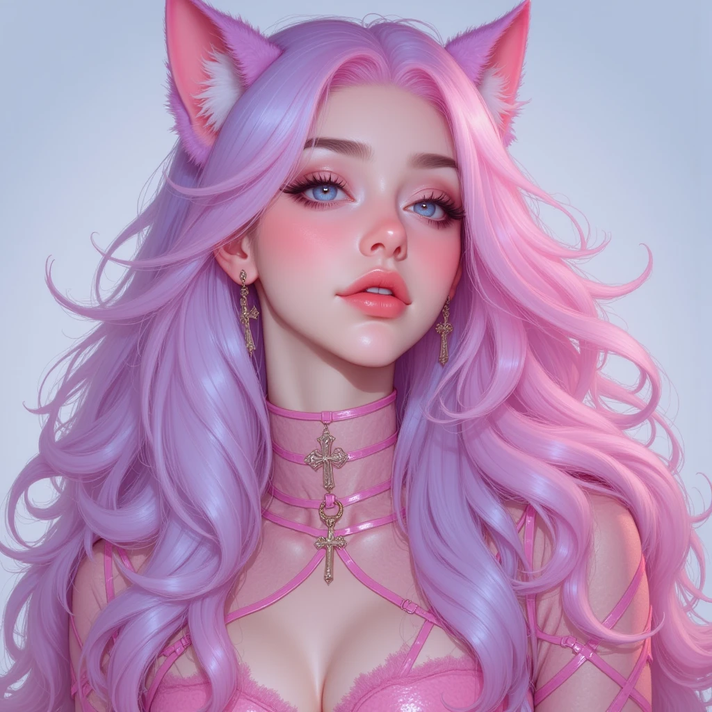 Scary but beautiful female unicorn