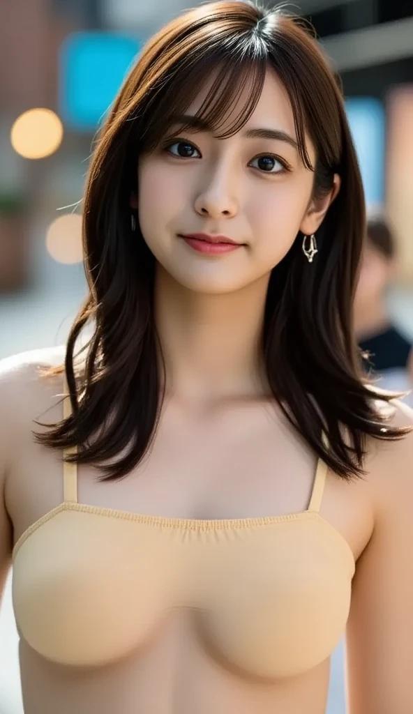 Beautiful 23 year old woman. She is a little thinner than the standard figure. She is wearing a satin camisole,  She looks ecstatic as if she had an orgasm during sex. She is on all fours. her dark brown hair is braided. High resolution、masterpiece、highest quality.((Hasselblad Photos))、fine skin、fine knit、(movie lighting)、clavicle . 