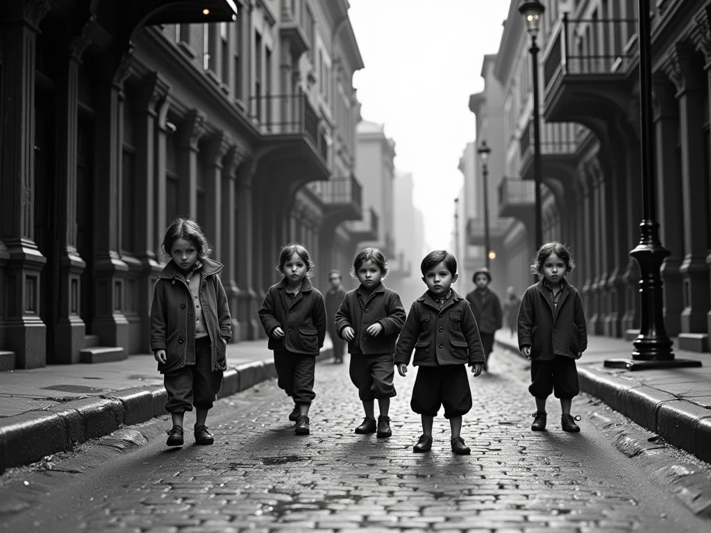 male,female,child,Foreigners,French,old,Sepia,era,young,whole body,Life-size,Classic,family,Head to foot