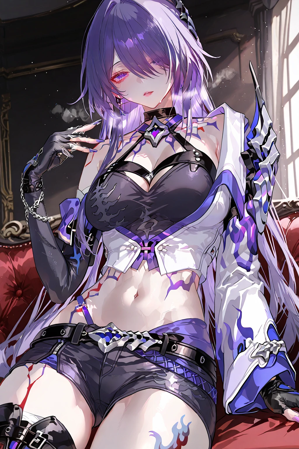 (Top resolution、Distinct_image)top-quality、A girl、masterpiece、highly detailed, half body, Semi-realistic、purple eyes 、26year old, silver hair,young 、Exquisite facial features、Facial features ,variation potrait, long hairstyles, teenage, cool , cold sharp eyes, An expression of despair., lifeless eyes, blood on face, , {Very detailed 8k CG unit wallpaper}, Elagent, gorgeous
Mommy type , plump body curves, big breasts, perfect body, elegant dress
