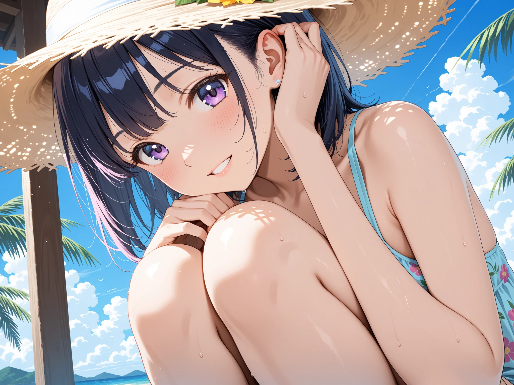 Purple haired girl drawn in high resolution Japanese anime style、whole body、Completely naked women taking photos on a deserted beach, Nude Model,, Young and cute gravure idol, Posing naked together, Russian and Japanese mix, sakimichan, Asian woman, Completely naked, that&#39;that&#39;that&#39;that&#39;that&#39;that&#39;that&#39;that&#39;that&#39;that&#39;that&#39;that&#39;that&#39;that&#39;that&#39;that&#39;that&#39;that&#39;that&#39;It&#39;s hot with the shining sun, Japanese Model, Cute Core, sakimichan hdri, Young Gravure Idol, Chubby