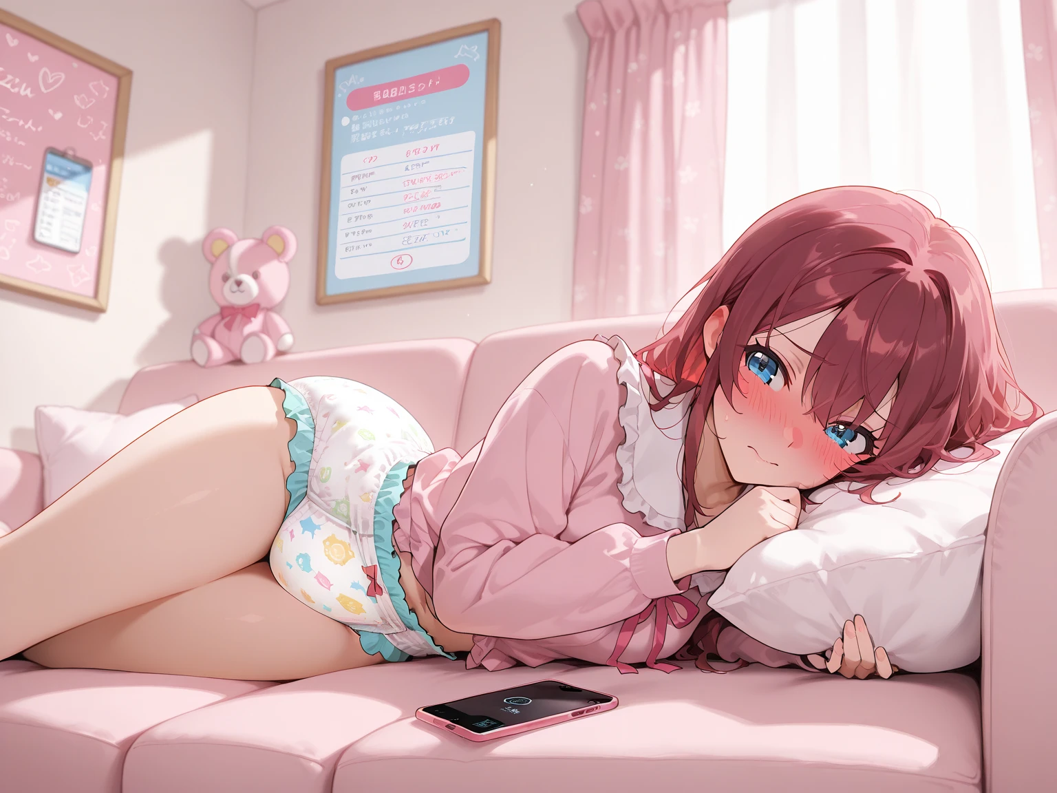 Anime girl lying in bed with teddy bear and books, menina anime sedutora, menina anime, menina anime bonita, menina anime atraente, lindo anime sedutor adolescente, garotas de anime, (menina anime), menina anime bonita, menina anime bonito, anime melhor garota, anime girl desktop background, uma garota de anime, mulher bonita sedutora do anime, menina bonita do anime agachamento, night core