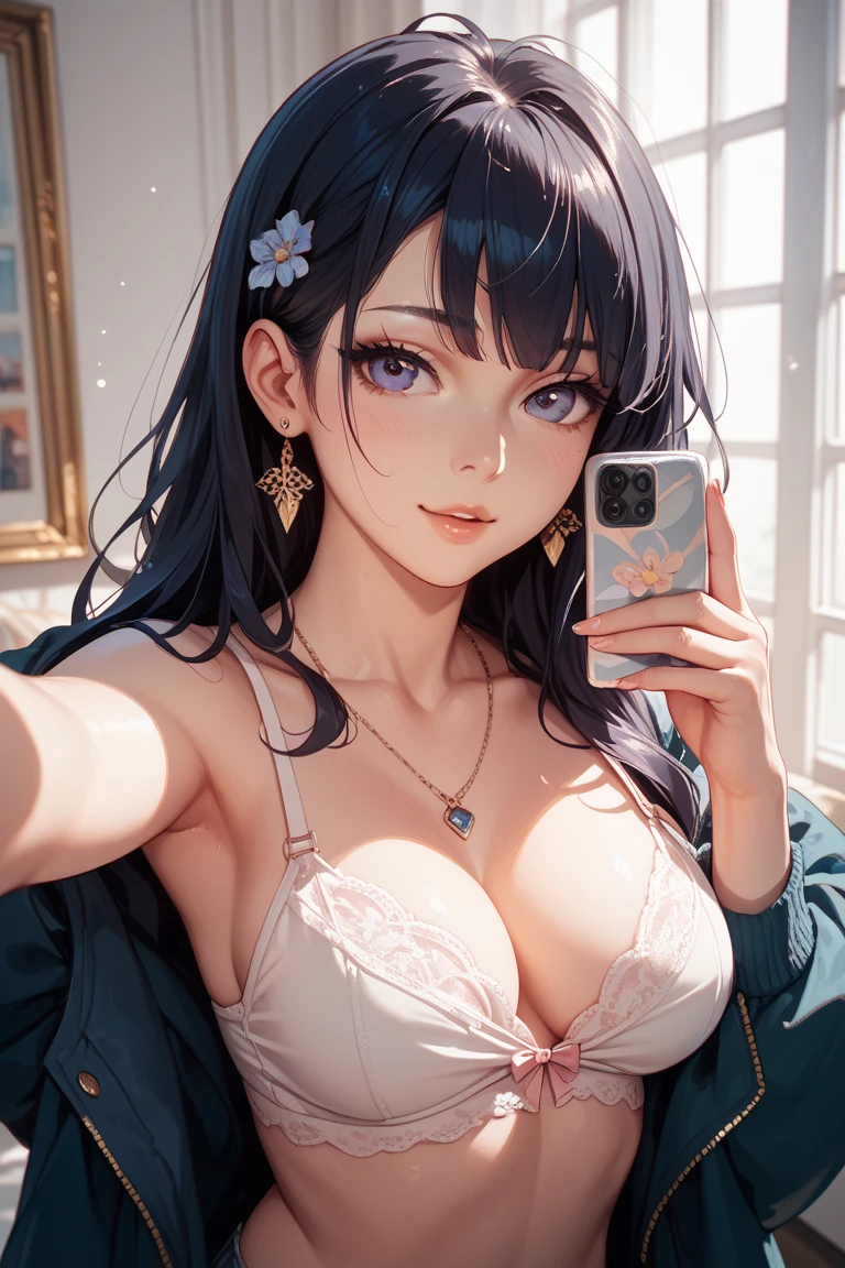 1 mulher， （tmasterpiece： 1.3），Mulher japonesa madura bonita， dedo detalhado， beautiful hand， hiper realisitc， 1 mulher， （Sagging Tits， bewitching body： 1.2） cabelos morenos： 1.1， Rosto super detalhado， Detailed lips， Olhos detalhados， Double eyelidm， Kimono decote sexy decotado， decote aberto， sagging chest， postura lateral， visible curves，Corpo inteiro1:1