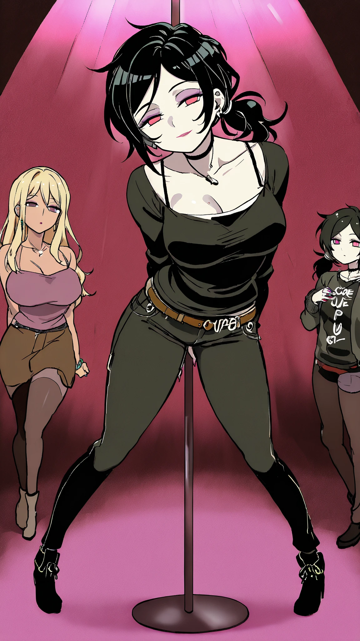 3girls, 3 black girls, ebony, street gang, no panties, fly, ripped tights, comparing, young nuns, wet, packed church, cathedral, pink hair, rappers, topless, huge breasts, hip hop, bandanas, full toilet,t, blue hair, white hair, praying, eyes closed, bent over, big ass, scrubbing floors